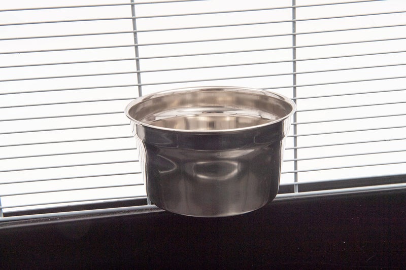 Lixit Quick Lock Cage Bowls for Small Animals and Birds. (20oz, Stainless) - Image 3